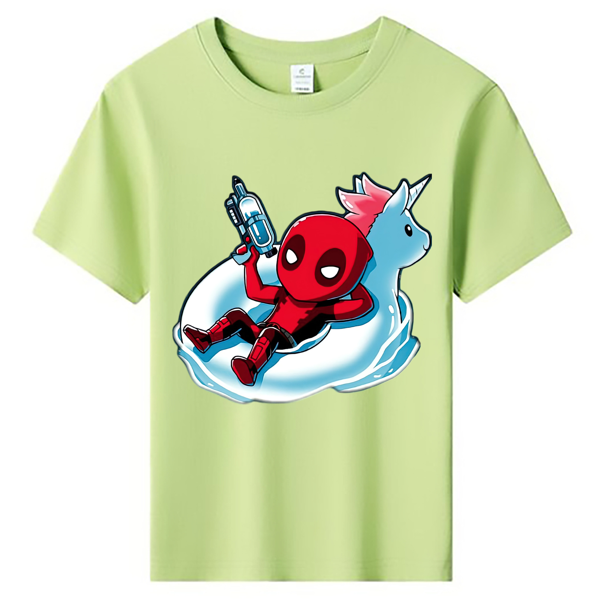（画像用） Deadpool デッドプール 綿100％キッズTシャツ（フロントプリント）